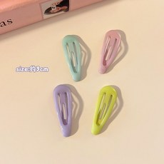彩色星星Y2K髮夾, 小號*春天色4個