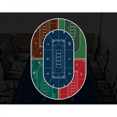 테이블보 포커 홀덤 원형 매트 게임 보드게임 스트라이프 블루 60x60cm, 90x90cm, 빈티지 그린