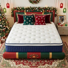 TAKETHAD 침대 매트리스 포켓스프링 싱글 바닥, 25cm, 미디엄