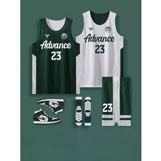 DURI 농구 유니폼 저지 농구복 수트 반티 양면 져지 민소매 바지 세트