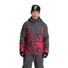 Spyder 남성용 All Out 단열 아노락 스키 재킷 핑크 콤보 M, XX-Large, Pink Combo