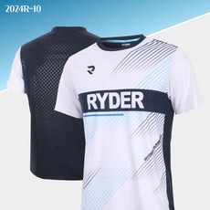 라이더 아울렛 2024R-10 경기복 반팔티 배드민턴 탁구 피클볼 스포츠의류