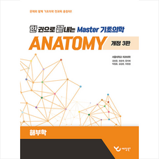 한 권으로 끝내는 Master 기초의학 해부학 (제3판), 예당북스, 강상윤