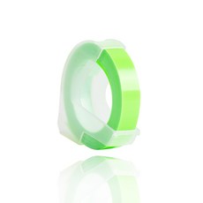 [호환] 1pcs 6MM 9MM 12MM Dymo 3D 플라스틱 엠보싱 테이프 라벨 메이커 PVC DYMO 1610 12965 1880 1540 Motex E101, 57.Fluorescent green - 12mm