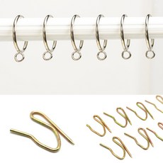 커튼고리 커튼봉 걸이 레일 커튼링 브라켓 커튼핀 50P, 커튼핀(50p)