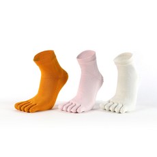 메이칸 파이브 핑거 삭스 여성양말세트 3개입