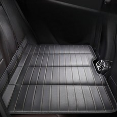 뒷좌석보드 평탄화 접이식 차박매트 확장 보드 차량용 매트리스H433, 블랙+블랙 라인