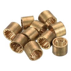 PATIKIL 직경 9.8 mm 황동 풀 큐 페룰 10개 당구 큐칩 교환 수리 도구 치아가 달린 스누커 큐스틱용 코퍼, 02 A6