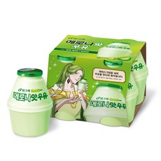 빙그레 메로나맛우유, 딸기우유, 16개, 240ml