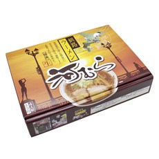 釧路名店河Mura醬油風味拉麵 4人份 640g, 1盒