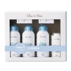奇哥 洗沐護膚保養禮盒 彌月禮盒 (沐浴露/洗髮精/爽身粉) 公司貨, 1個