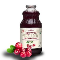 유기농 퓨어 타트체리주스 100% + 유기농 타트체리 주스분말 100%, 946ml