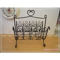 *︵House傢飾︵*可提式鍛鐵雜誌架，限量新款上市
