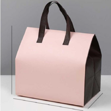 [bag in bag] 일회용 테이크아웃 보온보냉백 이쁜디자인 크리스마스 은박가방 보온 배달용 선물용, 초코송이, 1개