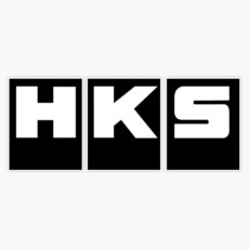 HKS 차량 방수 데칼 스티커 4x11 cm, 1개, 블랙