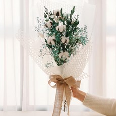 ASPASIA Mila棉花兔尾草大型花束, 混合顏色