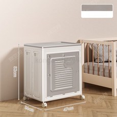 옷 수납 정리함 수납함 대용량 옷장 접이식 펜트리 폴딩박스, 1개, A_신사 그레이 중형 간결한 수납