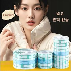 샘 패딩 의류 오염방지 투명 스티커 5M 테이프, 2개