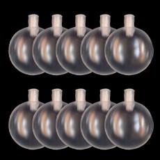 원형 삑삑이 강아지 장난감 아기 인형 소리나는인형만들기, 10개, 반투명