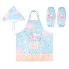 WINGHOUSE 大耳狗兒童用防水圍裙組合美術圍裙組合三麗鷗圍裙