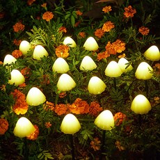 21C Trend 太陽能蘑菇草坪燈 30入, 黃光, 5 x 4 x 20cm
