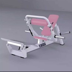 힙쓰러스트 머신 힙어덕션 힙업 엉덩이 운동기구, 핑크+화이트