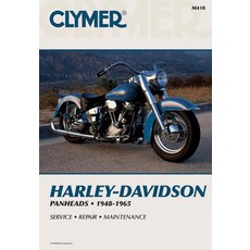 (영문도서) Clymer Harley-Davidson H-D Panheads 1948-1965: Service Repair Maintenance Paperback, Haynes Manuals, English, 9780892875658
