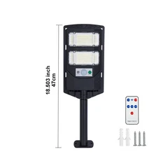 팩 태양 야외 벽 램프 모션 센서 정원 베란다 마당 차고 방수 거리