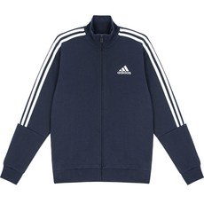 아디다스 트랙탑 져지 트레이닝복 츄리닝 자켓 3S FT 네이비 남여공용 운동복 + HM 스티커