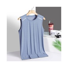 冰絲涼感無袖背心男 大尺碼運動背心 透氣排汗速乾寬鬆籃球上衣