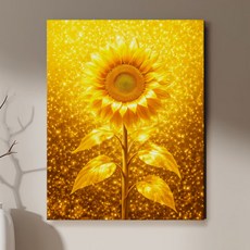 풍수액자 해바라기 액자 그림 집들이선물 개업선물 인테리어 그림, 4.골드리치 해바리기 B