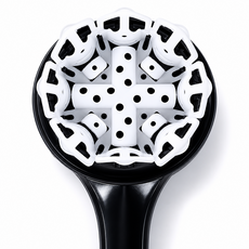 실리콘리필 for 58mm 커피머신 브러쉬 청소솔 (본체 제외), 1개, 화이트