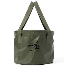 대용량 10L 접이식 캠핑 설거지통 수납함 손잡이 캠핑용품 휴대용 설겆이통 캠핑설거지통