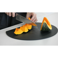 D형 엘라스토머 도마 식세기 가능 열탕소독 OK 3색 3사이즈 말랑한 키친 반달도마, 그레이