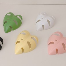 나뭇잎 은신처 두렙 도마뱀 파충류 크레스티드게코 레오파드 펫테일, 1개, 소,그린