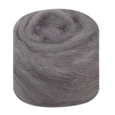 羊毛氈材料包 長纖維70S羊毛條, 21鼠灰【10g/每包】, 1個