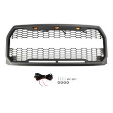 Ford F150 2015-2017 Raptor專用水箱護罩附Led小燈-極限超快感, 1個