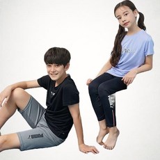 푸마 주니어 남여아 홈웨어 상하의 세트 택일 1715560