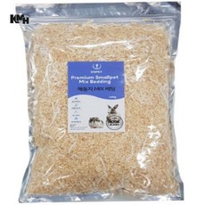 믹스 베딩 400g 기니피크톱밥 나무베딩 고슴도치베딩