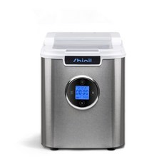 신일 제빙기 저소음 UV살균 아이스메이커 가정용 업소용 휴게실 카페 15kg SIM-R150BH, 상세페이지 참조