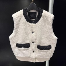ST ANDREWS 韓國高爾夫女裝 毛絨馬甲 無袖外套
