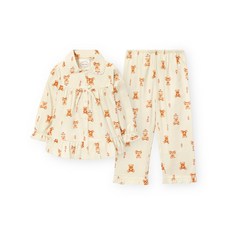 매장정품 ORCITE 여아동 G219 핫도그베어 긴소매 파자마 세트 OR25WGGAG219 239063