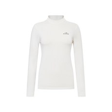 아이더 EIDER PERFORMANCE 여성 하이게이지 긴팔 라운드 티셔츠_White DWM25219W2