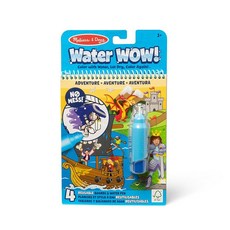 Melissa & Doug On The Go Water Wow! 재사용 가능한 지저분함 없는 방수 액티비티 패드 - 스페이스