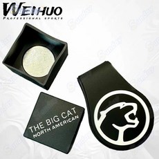 美洲豹TM 塔悟姆 硅膠磁吸式巧粉夾 檯球巧克夾, 墨黑, 1個
