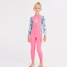 Maxim 中性款孩童印花氯丁橡膠防曬連身泳裝