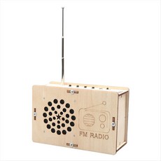 DIY FM 라디오 모델 키트 학생 과학 교육 소년 소녀 생일 선물 실험 장비