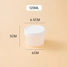 요거트 푸딩 포장 홈카페 오트밀 원형 카페 간식 투명, 1개, 100세트, 120ml 컵뚜껑