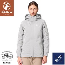 Wildland 荒野 女 彈性防水3in1 羽絨兩件式機能外套