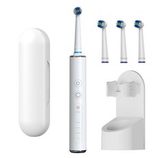 ERANSTAR 무선 회전식 전동 원형 헤드 칫솔 전동칫솔, 1개, 화이트, N6